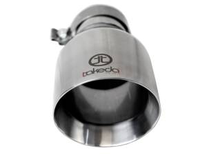 aFe Power - aFe Power Takeda 304 Stainless Steel Clamp-on Exhaust Tip Polished 3 IN Inlet x 5 IN Outlet x 9 IN L - 49T30504-P09 - Image 3