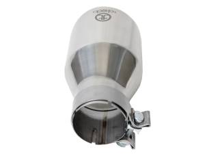 aFe Power - aFe Power Takeda 304 Stainless Steel Clamp-on Exhaust Tip Polished 3 IN Inlet x 5 IN Outlet x 9 IN L - 49T30504-P09 - Image 4