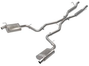 aFe Power - aFe Power Vulcan Series 2-1/4 IN to 2-1/2 IN Stainless Steel Cat-Back Exhaust System Jeep Grand Cherokee L (WL) 21-22 V6-3.6L/V8-5.7L - 49-38100 - Image 1