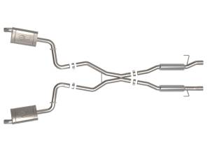 aFe Power - aFe Power Vulcan Series 2-1/4 IN to 2-1/2 IN Stainless Steel Cat-Back Exhaust System Jeep Grand Cherokee L (WL) 21-22 V6-3.6L/V8-5.7L - 49-38100 - Image 2