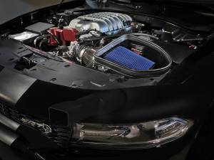 aFe Power - aFe Power Track Series Stage-2 Carbon Fiber Intake System w/ Pro 5R Filter Dodge Charger SRT Hellcat Redeye 21-23 V8-6.2L (sc) - 57-10027R - Image 7