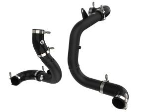 aFe Power - aFe Power BladeRunner 3 IN Aluminum Hot and Cold Charge Pipe Kit Black Volkswagen GTI (MKVIII) 22-23 L4-2.0L (t) - 46-20604-B - Image 1