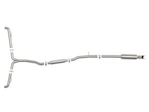 aFe Power - aFe Power MACH Force-Xp 2-1/2 IN to 2-1/4 IN 304 Stainless Steel Cat-Back Exhaust System Mercedes Benz GLA250 14-19 L4-2.0L (t) - 49-36503 - Image 2