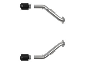 aFe Power - aFe Power Takeda 2-1/2 IN 304 Stainless Steel Axle-Back Exhaust System w/ Black Tips Nissan Z 2023 V6-3.0L (tt) - 49-36137-B - Image 2