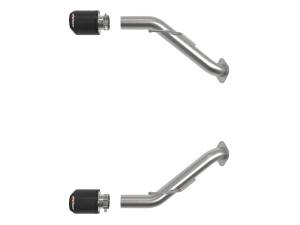 aFe Power - aFe Power Takeda 2-1/2 IN 304 Stainless Steel Axle-Back Exhaust System w/ Carbon Fiber Tip Nissan Z 2023 V6-3.0L (tt) - 49-36137-C - Image 2