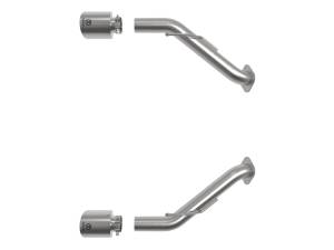 aFe Power - aFe Power Takeda 2-1/2 IN 304 Stainless Steel Axle-Back Exhaust System w/ Polished Tips Nissan Z 2023 V6-3.0L (tt) - 49-36137-P - Image 2