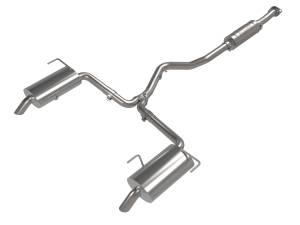 aFe Power - aFe Power Takeda 2-1/2 IN to 2-1/4 IN 304 Stainless Steel Cat-Back Exhaust System Subaru Outback 20-23 H4-2.4L (t) - 49-36805 - Image 1