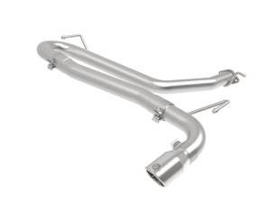 aFe Power - aFe Power Takeda 2-1/2 IN 304 Stainless Steel Axle-Back Exhaust w/o Muffler Polished Tips Hyundai Kona 18-23 L4-1.6L (t) - 49-37017NM-P - Image 1