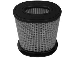 aFe Power Momentum Intake Replacement Air Filter w/ Pro DRY S Media (5-1/2 x 3-1/2) IN F x (8-1/4 x 6) IN B x (8 x 5-3/4) IN T (Inverted) x 9 IN H - 20-91208D