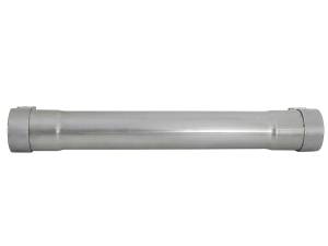 aFe Power - aFe Power MACH Force-Xp 304 Stainless Steel Resonator Delete Pipe 3 IN Inlet/Outlet x 3 IN Dia. x 19 IN Overall Length w/ Clamps - 49M10010 - Image 2