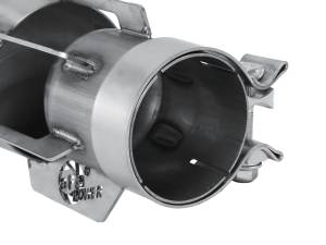 aFe Power - aFe Power MACH Force-Xp 304 Stainless Steel Clamp-on Exhaust Tip Brushed 3 IN Inlet x 4 IN Outlet x 15 IN L - 49T30401-H151 - Image 4