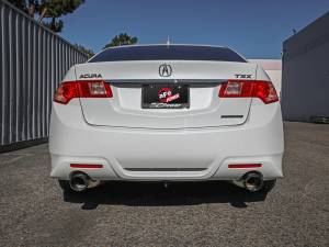 aFe Power - aFe Power Takeda 2-1/2 IN to 2-1/4 IN 304 Stainless Steel Cat-Back Exhaust System Carbon Acura TSX 09-14 L4-2.4L - 49-36629-C - Image 4