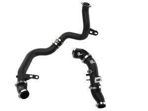 aFe Power BladeRunner Aluminum Hot and Cold Charge Pipe Kit Black Hyundai Veloster N 19-22 L4-2.0L (t) - 46-20644-B
