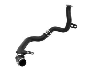 aFe Power BladeRunner 2-1/4 IN to 2-1/2 IN Aluminum Hot Charge Pipe Black Hyundai Veloster N 19-22 L4-2.0L (t) - 46-20648-B