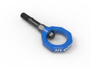 aFe Power - aFe CONTROL Rear Tow Hook Blue Chevrolet Corvette (C8) 20-23 V8-6.2L - 450-401015-L - Image 1