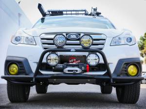 aFe Power - aFe POWER Terra Guard Bumper w/ Winch Mount Subaru Outback 10-14 H4/H6 - 79-27010 - Image 4