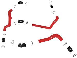aFe Power - aFe Power BladeRunner 2-1/4 IN & 2-3/4 IN Aluminum Hot and Cold Charge Pipe Kit Red Ford Explorer ST 22-23 V6-3.0L (tt) - 46-20674-R - Image 2