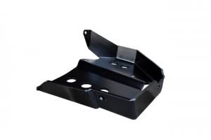 Jeep JL Protek Front Axle Disconnect Skid Plate Black EVO Manufacturing