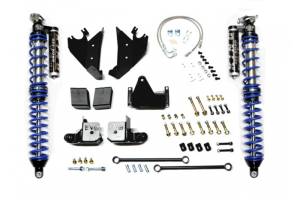 Jeep JK Coilover Kit Rear Bolt On with C/Os 07-18 Wrangler JK Black with Compression Adjusters EVO Mfg