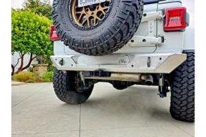 EVO Manufacturing - Jeep JL Rear Bumper For 18-Pres Wrangler JL Aluminum W/ D Ring Shackles EVO - Image 1