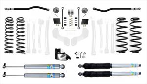 Jeep Wrangler JLU 2.5 Inch Heavy Duty High Clearance Plus Long Arm w/ Bilstein Shocks EVO Manufacturing