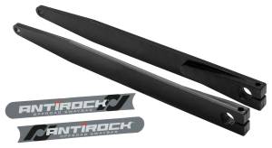 RockJock 4x4 Antirock Fabricated Steel Sway Bar Arms 07-18 Wrangler JK Bent Style 21 Inch Long OAL 19.5 Inch C-C Slight Bend Includes Stickers Pair - RJ-232200-101