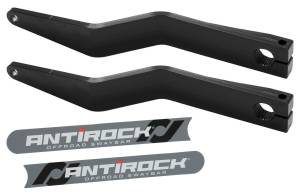 RockJock 4x4 Antirock Fabricated Steel Sway Bar Arms Bent Style Jeep JL, JT, JK front and TJ 15 Inch Long OAL 12.5 Inch C-C 2.5 Inch Offset Bend Includes Stickers Pair - RJ-202008-101