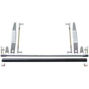 RockJock 4x4 Antirock Sway Bar Kit Universal 45 Inch Bar 16 Inch Bent Aluminum Arms - CE-9902A-16