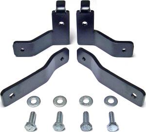 RockJock 4x4 Brake Line Relocation Bracket Kit 07-18 Wrangler JK - CE-9807BLBK