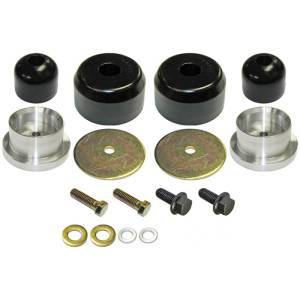 RockJock 4x4 Bump Stop Kit 97-06 Wrangler TJ/LJ Rear Includes Polyurethane Bump Stops Aluminum Spacers Hardware - CE-9122R