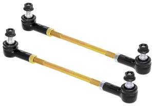 RockJock 4x4 Adjustable Sway Bar End Link Kit (10 1/2 Inch Long Rods w/ Sealed Rod Ends and Jam Nuts pair) - RJ-203005-101