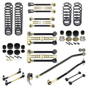 RockJock 4x4 Pro Edition Johnny Joint Suspension System for TJ 4 Inch lift - RJ-TJ0001-101