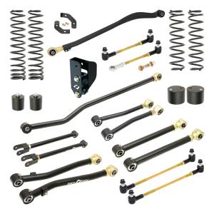 RockJock 4x4 Pro Edition Johnny Joint Suspension System for JL Wrangler w/ Gas V-6 3.5 Inch lift - RJ-JLG001-101