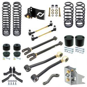 RockJock 4x4 Sport Edition Johnny Joint Suspension System for JK Wrangler (2-door) 4 Inch lift - RJ-JK2DR0-101