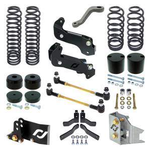 RockJock 4x4 Driver Lift Kit for JK Wrangler (2-door) 4 Inch lift - RJ-JK2DR0-103