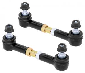 RockJock 4x4 Adjustable Sway Bar End Link Kit (3 1/2 in. Long Rods w/ Sealed Rod Ends and Jam Nuts) - RJ-283100-101