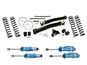 EVO MFG JK ENFORCER KIT 4&quot; W/ DRAGLINK FLIP STAGE 1, KING 2.5 RESERVOIR SHOCKS - EVO-230-37S1K