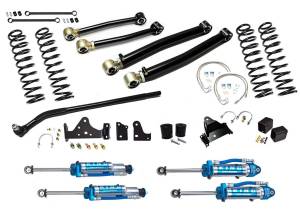 EVO MFG JK ENFORCER KIT 4&quot; W/ DRAGLINK FLIP STAGE 2, KING 2.5 RESERVOIR SHOCKS - EVO-230-37S2K